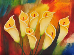 Gambar bunga lily berwarna is free hd wallpaper was upload by admin. Lukisan Bunga 1 Lukisan Souvenir Jogja