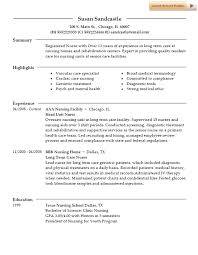 Nurse Resume Template Nursing Resume Template Nursing