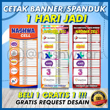 Banner spanduk counter pulsa kuota. Beli Banner Spanduk Banner Baliho Konter Counter Cellular Cell Daftar Harga Pulsa Paket Data Kuota Murah Seetracker Indonesia