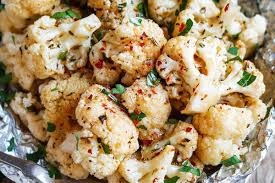 If baking in the oven, put foil packets into an oven safe dish to catch any possible drippings. Cauliflower Foil Packets Recipe With Garlic Brown Butter Baked Cauliflower Recipe Eatwell101