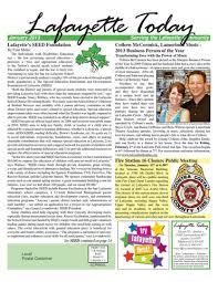 Lafayette Today, January 2013 by The Editors, Inc