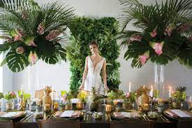 There are many options for decorations. Tropical Wedding Theme And Ideas Elegantwedding Ca
