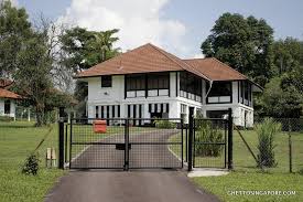Black And White Architecture Singapore Sembawang In Black And White Colonial House Singapore House Heritage House