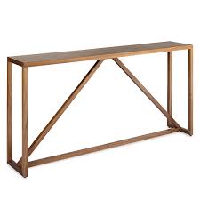 Strut Wood Console Table Modern Console Tables Wood Console Wood Console Table