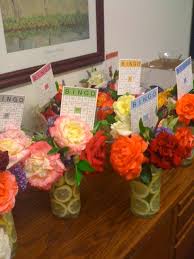 Retirement party table decorations : Table Decorations I Made For My Friend S Retirement Party She Loves Bingo Bingo Party Decorations Retirement Party Decorations Bingo Party