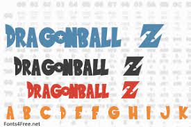 Here is a dragonball z font, finally one on the web. Dragonball Z Font Download Saiyan Sans Font Fonts4free
