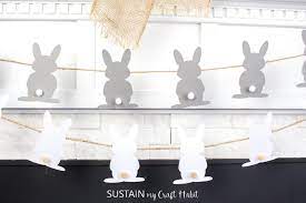 Download A Bunny Full Diy Easter Garland Sustain My Craft Habit