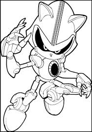 Mario and sonic coloring pages at getcolorings.com | free. Metal Sonic Coloring Sheet Shefalitayal