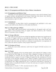 1999 internal rules of the court of appeals (irca). Https La3circuit Org Documents Courtrules Uniform Rules Pdf