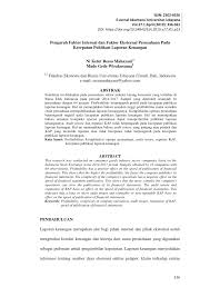 Flowchart flowchart bagan alir adalah alat yang banyak dipakai untuk membuat from fmipa statistika at universitas terbuka Pdf Pengaruh Faktor Internal Dan Faktor Eksternal Perusahaan Pada Kecepatan Publikasi Laporan Keuangan