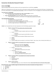 Economics Intro Project