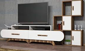 Dose Of Modern Flora S Walnut White Tv Unit 845hct3034 Walnut White Tv Unit 845hct3034 Walnut White In 2020 White Tv Unit Tv Unit Tv Unit Design