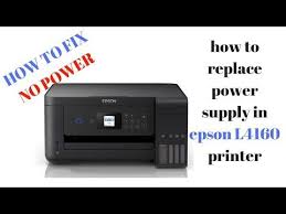 How To Replace Power Supply In Epson L4160 Printer No Power Solutions Youtube Ink Tank Printer Printer Tank Printer