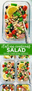 Italian couscous with sausage #15minutesuppers. Italian Couscous Salad Meal Prep Option Chelsea S Messy Apron