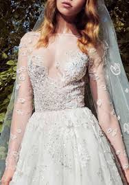 2020 long sleeve fall winter gothic wedding dress black bridal gown custom sizetop rated seller. Zuhair Murad Samantha Sparkly Long Sleeves Princess Wedding Dress Designer Bridal Room
