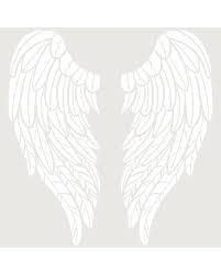Las alas, excepto las alas de polluelo son accesorios del modo difícil que le permiten al jugador volar por un determinado periodo de tiempo al presionar la tecla para saltar cuando se encuentra en el aire. Stencil Deco Vintage Figura 065 Alas De Angel