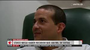 Cívico niega haber recibido $us 300 mil para organizar un paro