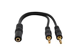 Splitter (automotive), an aerodynamic feature in cars. 3 5mm Female Stereo Males Y Cable Computer Cable Store