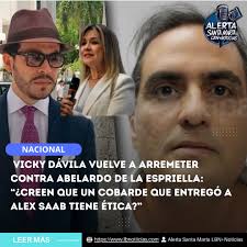 Vicky Dávila responde a Maduro y relaciona sus palabras con Abelardo De La  Espriella La periodista y precandidata presidencial Vicky Dávila reaccionó  a las declaraciones de Nicolás Maduro, quien la mencionó llamándola “