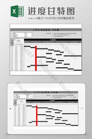 Plantilla De Excel Para El Plan De Trabajo De Gantt Chart