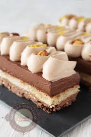 Ganache Montee Cremeux Chocolat Croustillant Praline Dacquoise Noisette Cremeux Chocolat Patissiere