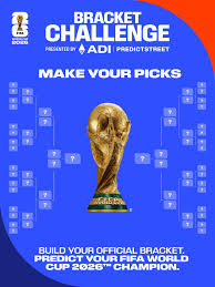 48 teams. Countless possibilities. One perfect bracket? 👌 Enter the bracket  challenge presented by @Predictstreet #FIFAWorldCup #BracketChallenge