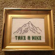 Enjoy this advice video from the world's most comprehensive library of free factual video content online. Take A Hike Cross Stitch Mountain Cross Stitch Hoop Cross Stitch Designs Cross Stitch
