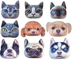 amazon co jp hiroano 大きい リアル かわいい ふっくら 犬顔 猫顔 犬 猫 クッション ぬいぐるみ 抱き枕 ハンドタオル付きモデル アメリカンショートヘア スポーツ amp アウトドア 猫 クッション 犬 顔 犬