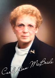 Obituary information for McBride, Carol Ann Allen