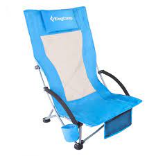 The foldable chair is lightweight so that it is easy to bring the chair to the beach. Strong Back Low Gravity Beach Chair Heavy Duty Portable Camping And Lounge Travel