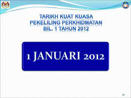 Bil 3 tahun 2012 : Pekeliling Perkhidmatan Bil 1 Tahun Ppt Download