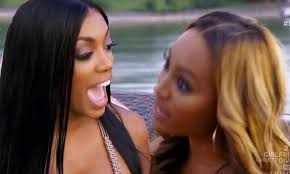 Cynthia Bailey and Porsha Williams get into a fight