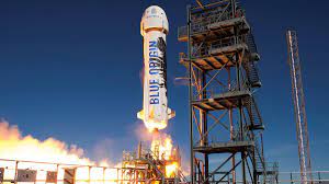Jeff bezos will be flying to space on the first crewed flight of the new shepard, the rocket ship made by his space company, blue origin. The Weird Advantage Blue Origin Says It Has On Spacex Cnet