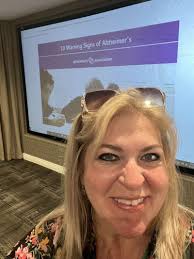 I get to serve as a community educator for the Alzheimer's Association® ,  and one of my 1st sentences is always “this disease is hard to really  understand until you live it