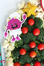 14 alternative christmas dinner ideas. Nomster Chef Christmas Recipes For Kids To Make Broccoli Tree Appetizer Fun Food Recipes For Kids To Make For Healthy Eating