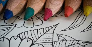 Black and white and colored. Everything You Need To Know About Adult Coloring The Paper Blog