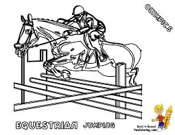 Horse gallery website coloring pages of horses calf roping rodeo activities coloring pages free jockey and horse coloring page. Jump Coloring Page Coloring Home
