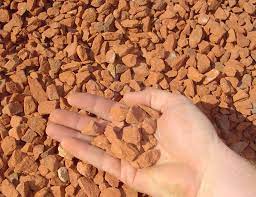 34 Crushed Red Brick - Sold In Bulk And In Bagged Quantities Ondrick Natural Earth Ondricknaturalearthcom Clay Tiles Red Bricks Water Pond