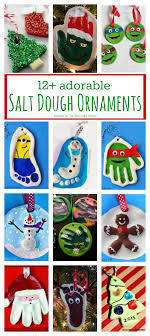 12 Adorable Salt Dough Ornaments Kids Christmas Ornaments Diy Christmas Gifts Kids Ornaments