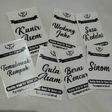 Bisnis kuliner merupakan bisnis yang paling menjamur di indonesia. Stiker Label Minuman Jamu Botol Kemasan Minuman Siap Order Shopee Indonesia