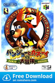 Download Banjo To Kazooie No Daibouken 2 Nintendo 64 N64 Rom Banjo Banjo Kazooie Nintendo 64