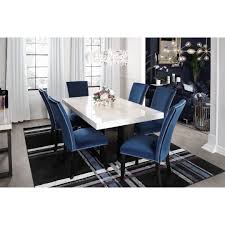 Artemis Marble Dining Table And 6 Upholstered Dining Chairs Marble Dining Table Set Dining Room Design Marble Dining