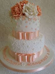 Selecting a wedding cake filling is almost like choosing a fine wine. Peaches And Cream Wedding Cake Cream Wedding Cakes Buttercream Wedding Cake Wedding Cakes