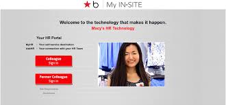 login into your hr macys insite account login link