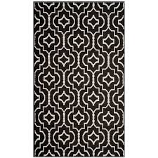 Black And Ivory Area Rug Safavieh Montauk Black Ivory 4 Ft X 6 Ft Area Rug Mtk722d 4 Area Rugs Rugs Coastal Area Rugs