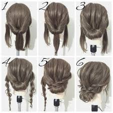 21 Super Easy Updos For Beginners Easy Bun Low Buns And Updos Hair Styles Shoulder Hair Medium Hair Styles