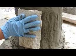 Deko Aus Beton Im Garten Baumstamm Selber Machen Youtube Wood Trellis Wood Working For Beginners Woodworking Projects