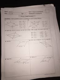 Blank notes have correct section and theorem numbers to match big ideas textbook. Colombia Central Hospital Unit 7 Polygons Quadrilaterals Homework 4 Anwser Key Quadrilaterals Unit 7 Polygons And Quadrilaterals Vocabulary Assignment Unit 7 Homework 4 Youtube