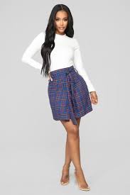 Black And Yellow Checkered Skirt Tied Up In Plaid Mini Skirt Blue Combo Checkered Skirt Outfit Mini Skirts Checkered Skirt