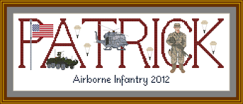 Welcome to free cross stitch & needlework patterns at allcrafts where you can find hundreds of free patterns and projects. Military Cross Stitch Airborne Infantry